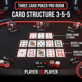 Three-Card Poker Pro Room – Experience Real Competition from Only 5.4 USDT