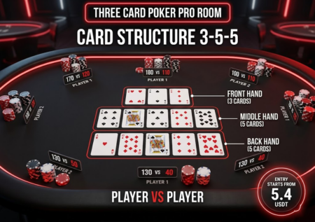 Three-Card Poker Pro Room – Experience Real Competition from Only 5.4 USDT