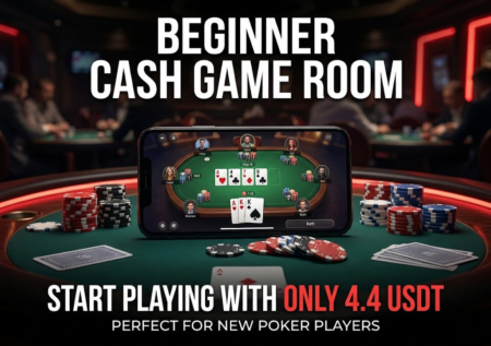 Pro Cash Game Room – Compete with Top Poker Players from Only 44.2 USDT